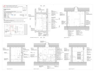 Piano di dettaglio: Bagno piano primo Progetto Cuvée von Studio Architettura