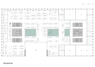 Obergeschoss Businesspark Bison von Leuenberger Architekten AG