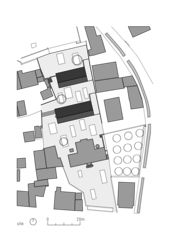 Situationsplan crèche, uape, nurserie à vétroz von Savioz Fabrizzi architectes Sàrl
