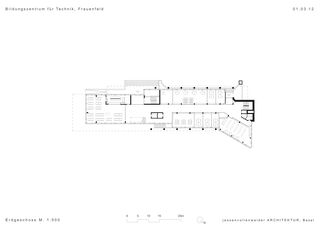 Grundriss EG Bildungszentrum für Technik von jessenvollenweider architektur ag