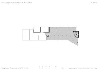 Diagramm Tragwerk Bildungszentrum für Technik von jessenvollenweider architektur ag