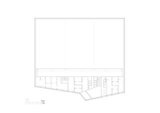 niv.1 salle de sport triple, viège von Savioz Fabrizzi architectes Sàrl