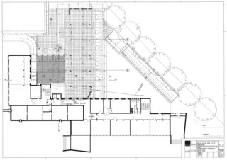 Untergeschoss Collège Jean-Jacques Rousseau, Fleurier/ commune de Val-de-Travers von Architecte HES dipl.<br/>