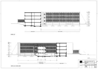 Ansicht Ost und West Collège Jean-Jacques Rousseau, Fleurier/ commune de Val-de-Travers von Architecte HES dipl.<br/>